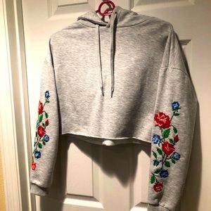 EUC H&M Divided Cropped Hoodie. Like New!